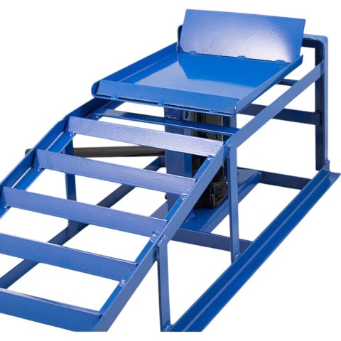 Rampy najazdowe z podnośnikiem hydraulicznym 2x2000 kg stalowe regulowane Rampy najazdowe z podnośnikiem hydraulicznym 2x2000 kg stalowe regulowane
