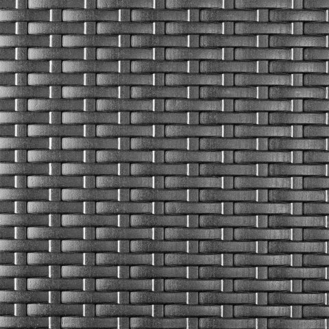 STÓŁ CATERINGOWY RATTAN SKŁADANY W WALIZKĘ - 180 CM SZARY