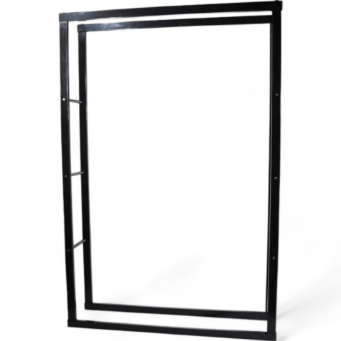 Stojak na Drewno Kominkowe Bituxx Stalowy Nowoczesny Design 150cm Stojak na Drewno Kominkowe Bituxx Stalowy Nowoczesny Design 150cm