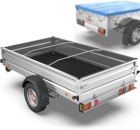Wspornik plandeki do przyczepy aluminiowy regulowany 100 145 cm bituxx