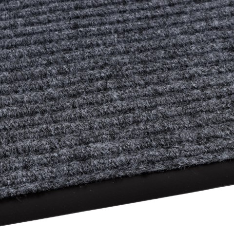 Wycieraczka do butów wejściowa pod drzwi 80x120 cm Yolanda szara