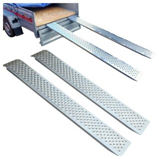 Najazdy aluminiowe 200cm 400kg komplet lekkie antypoślizgowe transport