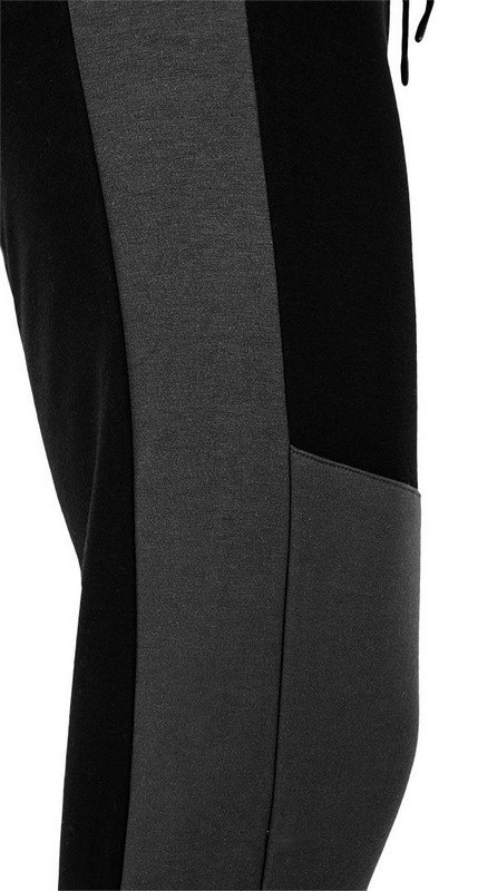 SPODNIE DRESOWE COMFORT, SZARO-CZARNE ROZMIAR M