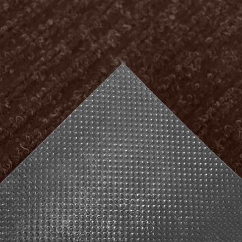 Wycieraczka do butów 40x60 cm Seila brązowa zestaw 2 sztuk