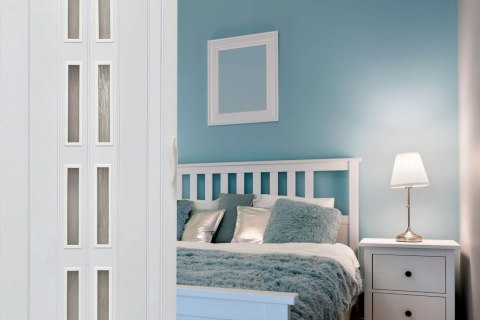 Drzwi harmonijkowe 005S BIAŁY MAT - 80 cm